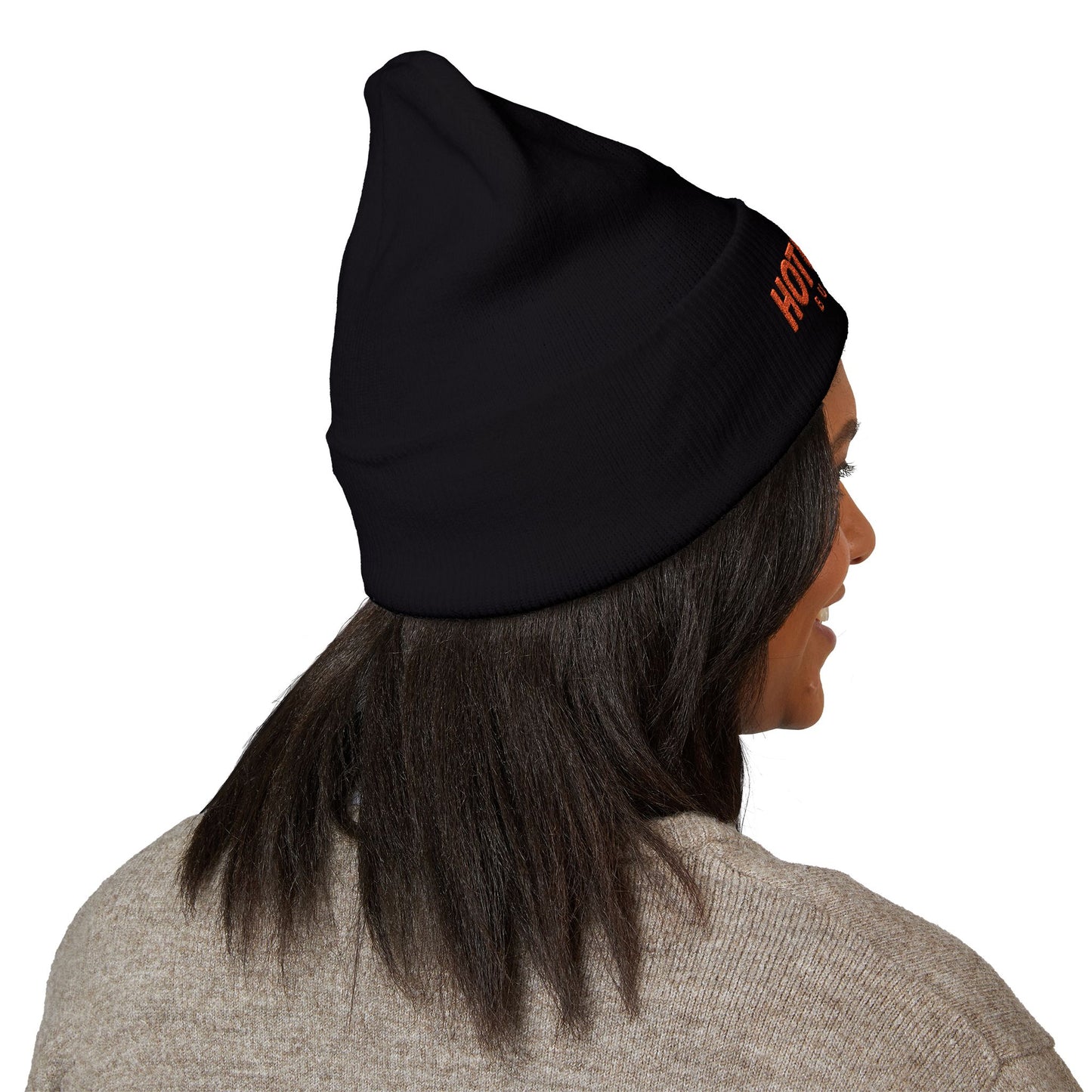 BEANIE embroidered BLACK