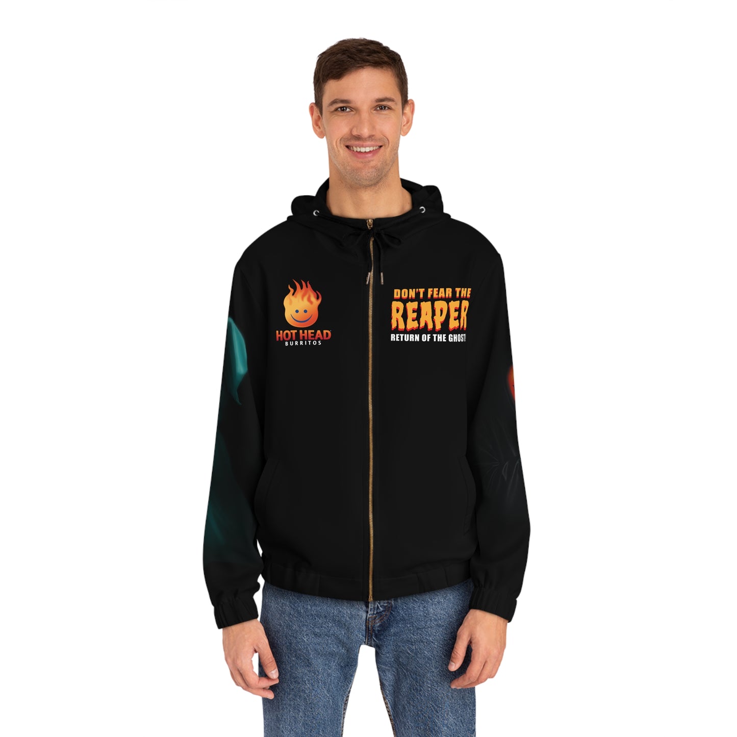 GHOST x REAPER ZIP-UP HOODIE