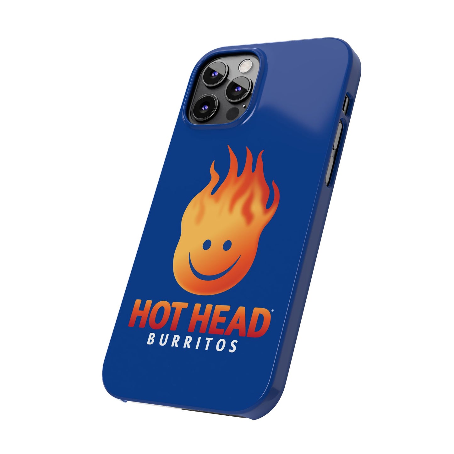 Hot Head Burritos Slim Phone Case - Fun & Playful Design for Fast Food Lovers