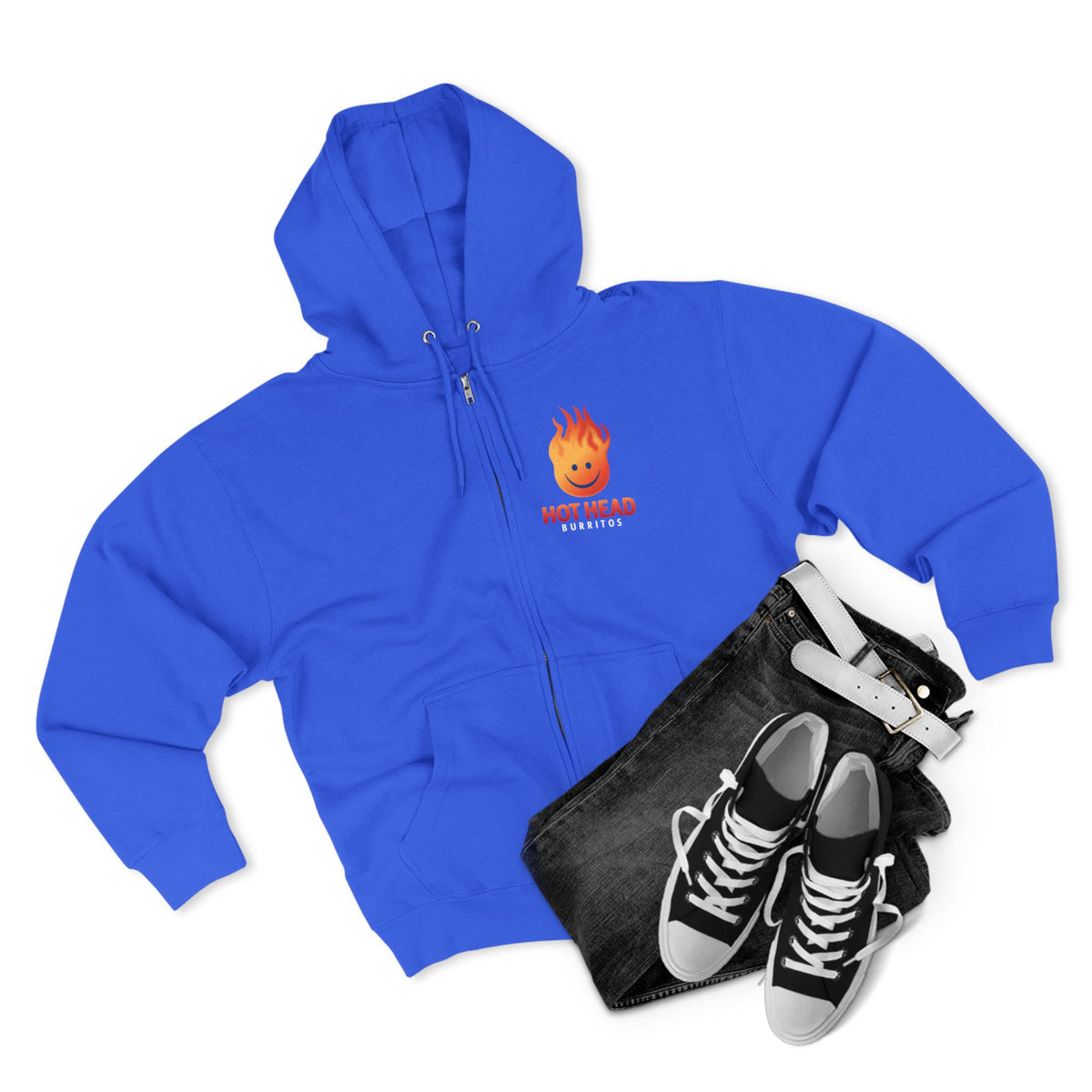 HOT HEAD ZIP HOODIE
