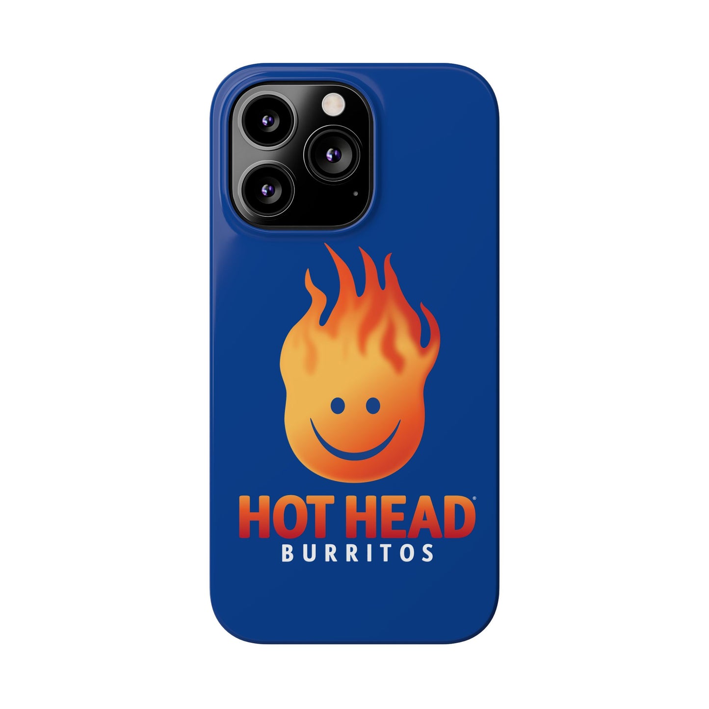 Hot Head Burritos Slim Phone Case - Fun & Playful Design for Fast Food Lovers