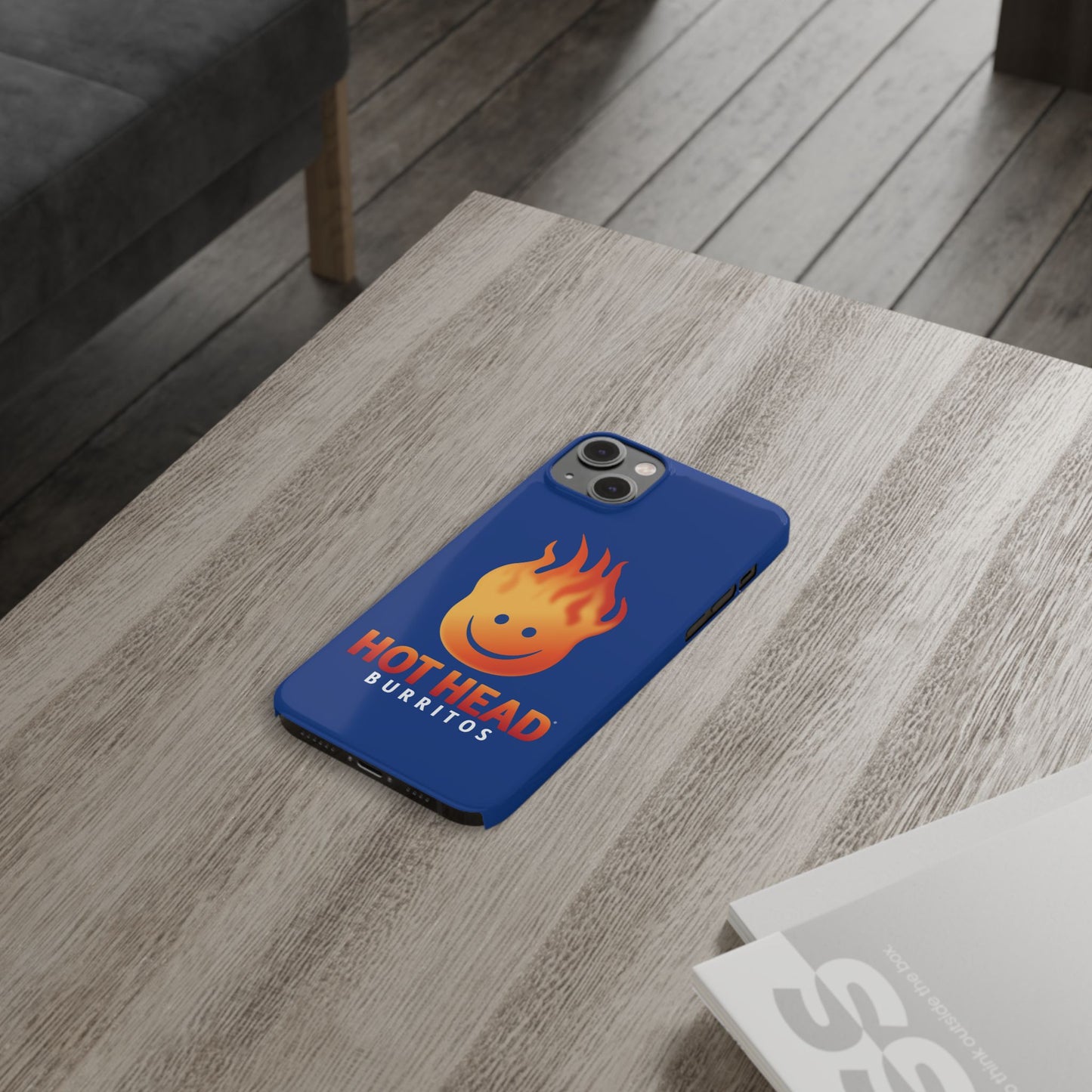 Hot Head Burritos Slim Phone Case - Fun & Playful Design for Fast Food Lovers