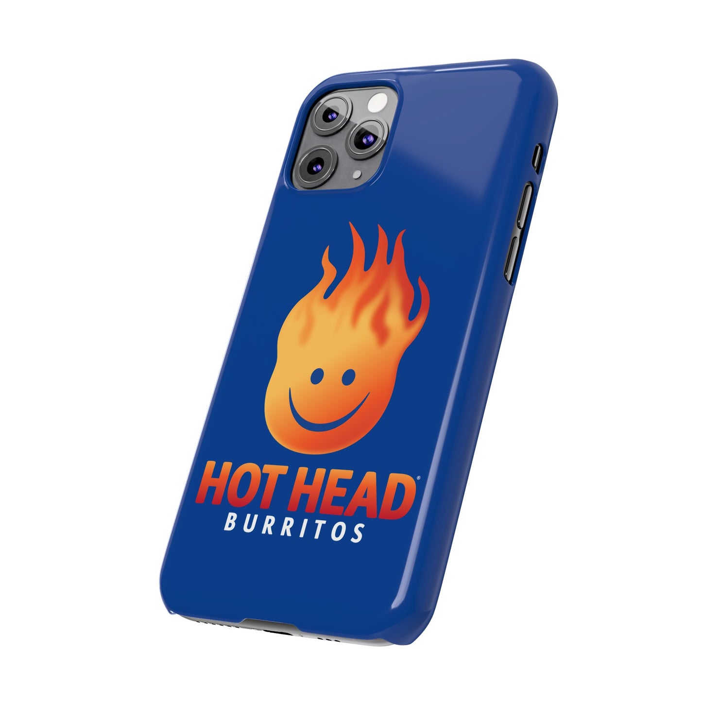 Hot Head Burritos Slim Phone Case - Fun & Playful Design for Fast Food Lovers