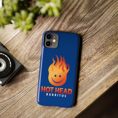 Hot Head Burritos Slim Phone Case - Fun & Playful Design for Fast Food Lovers