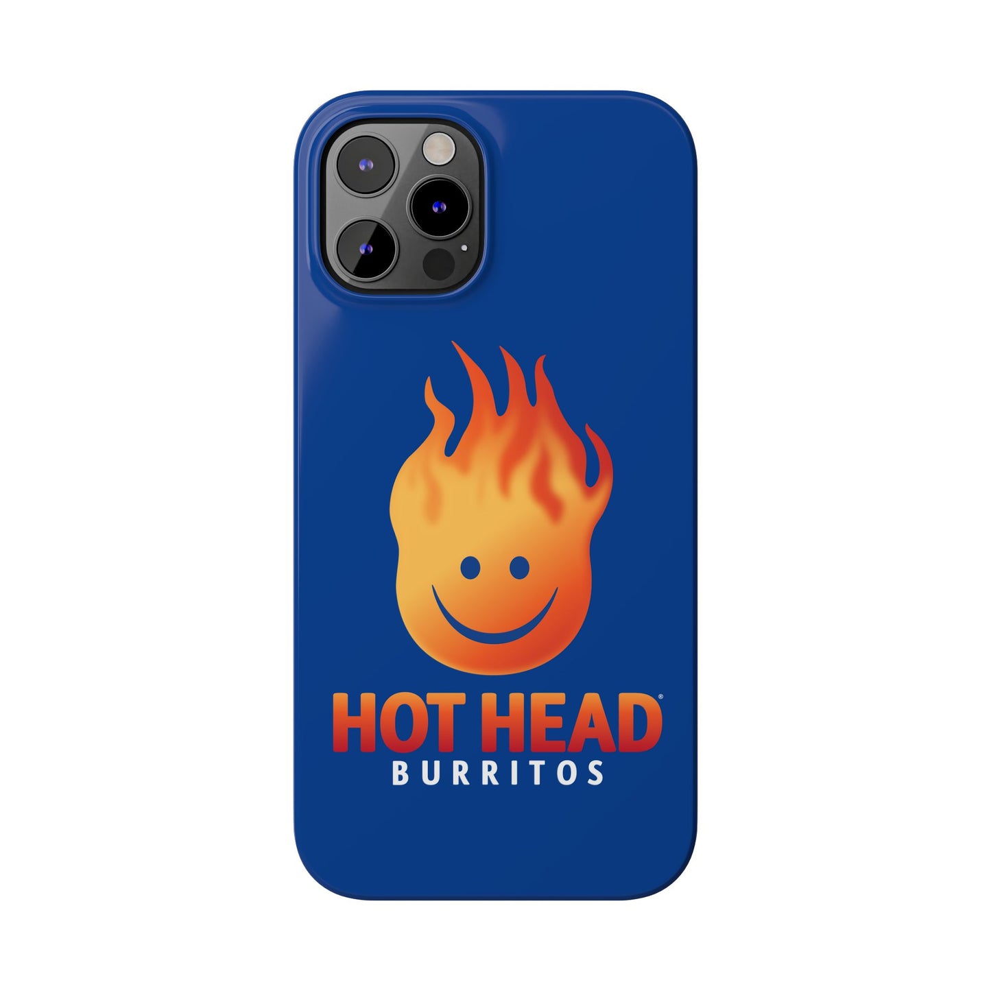 Hot Head Burritos Slim Phone Case - Fun & Playful Design for Fast Food Lovers