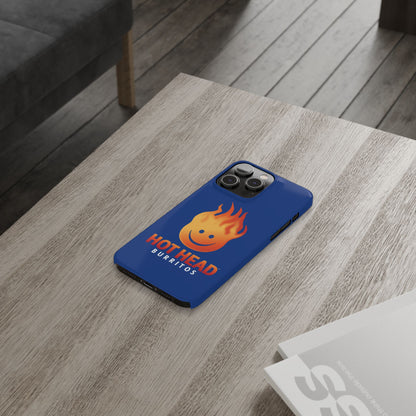 Hot Head Burritos Slim Phone Case - Fun & Playful Design for Fast Food Lovers