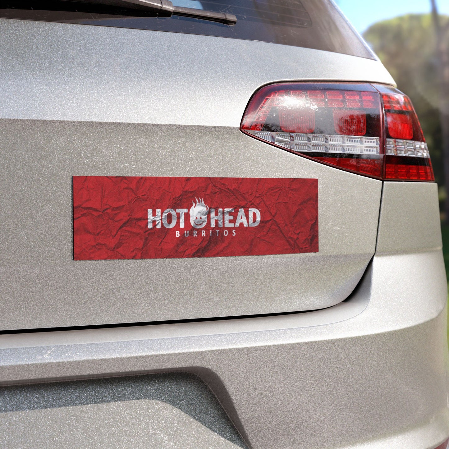 Red Foil Car Magnets