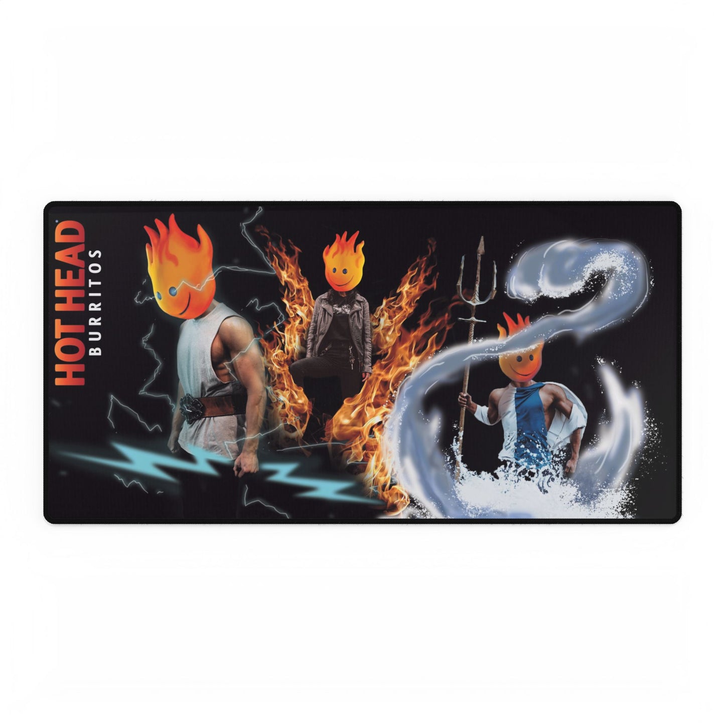 Hot Head Burritos Desk Mat -The Great Trio