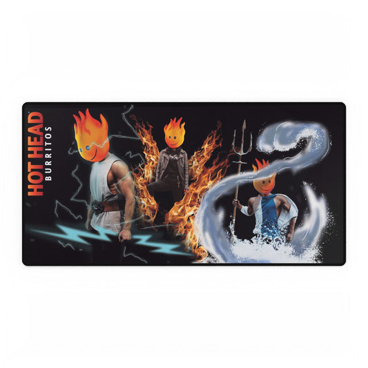 Hot Head Burritos Desk Mat -The Great Trio