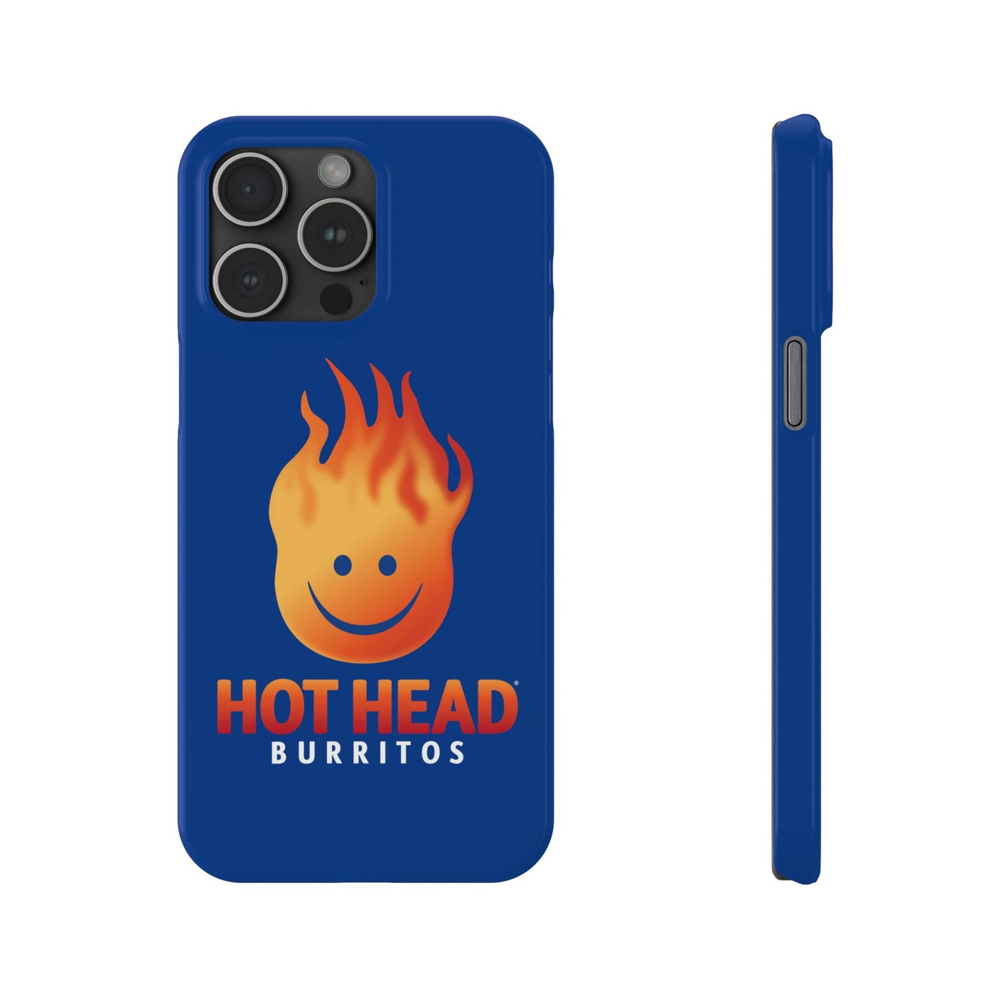 Hot Head Burritos Slim Phone Case - Fun & Playful Design for Fast Food Lovers