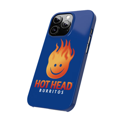 Hot Head Burritos Slim Phone Case - Fun & Playful Design for Fast Food Lovers