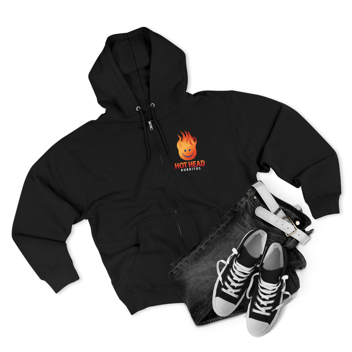 HOT HEAD ZIP HOODIE