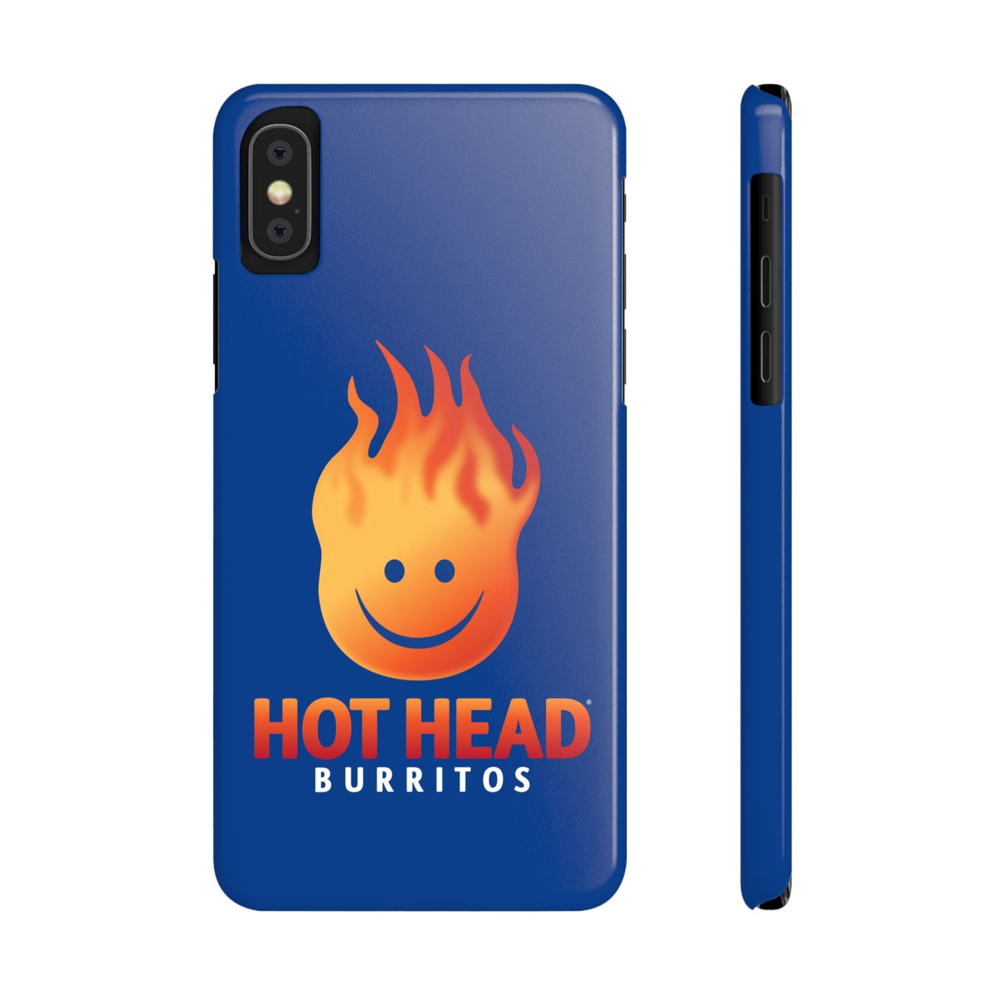 Hot Head Burritos Slim Phone Case - Fun & Playful Design for Fast Food Lovers