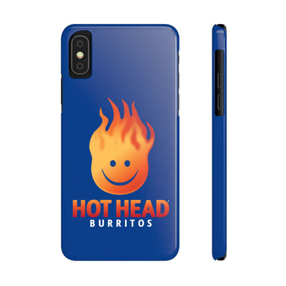 Hot Head Burritos Slim Phone Case - Fun & Playful Design for Fast Food Lovers