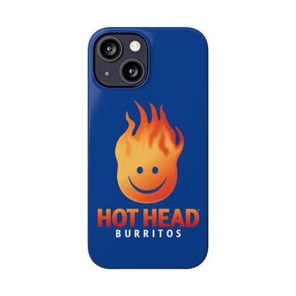 Hot Head Burritos Slim Phone Case - Fun & Playful Design for Fast Food Lovers