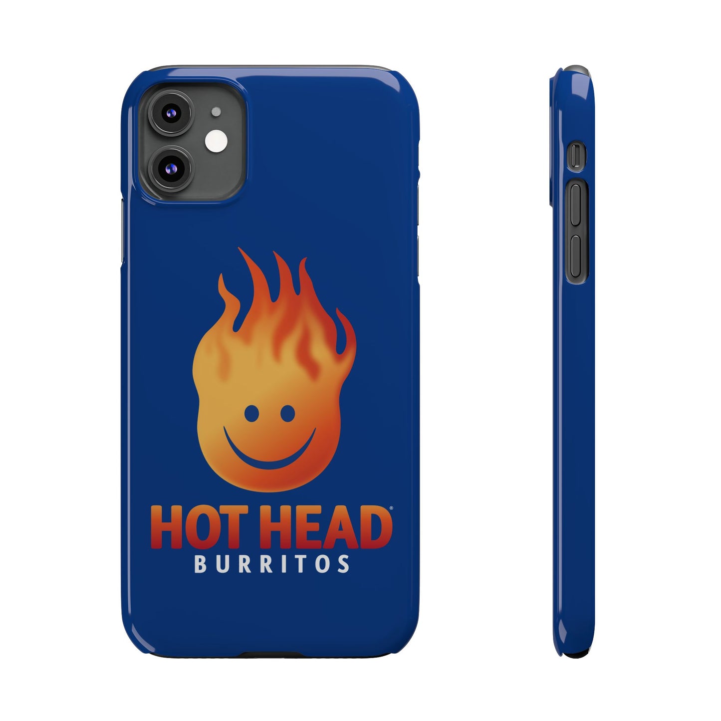 Hot Head Burritos Slim Phone Case - Fun & Playful Design for Fast Food Lovers