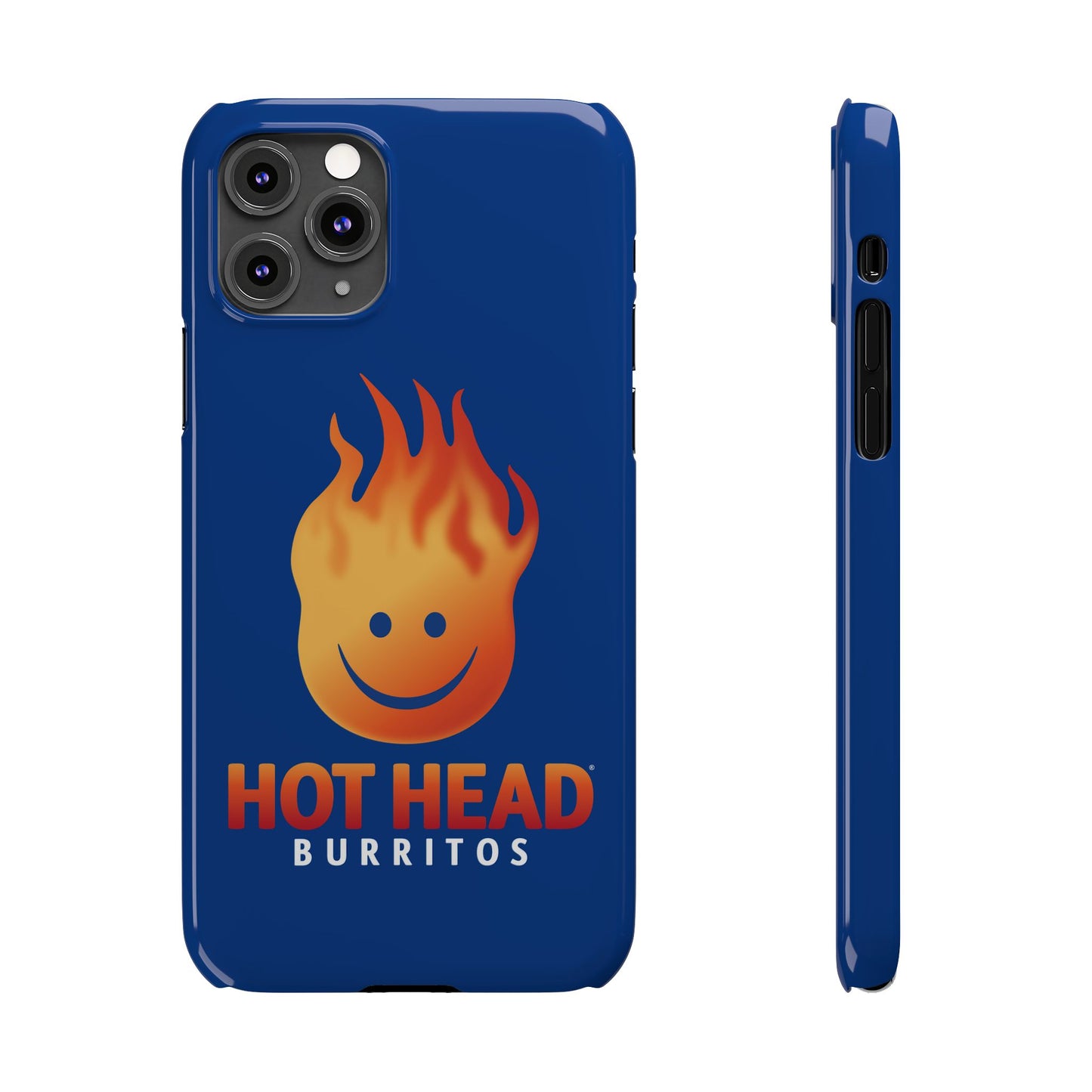 Hot Head Burritos Slim Phone Case - Fun & Playful Design for Fast Food Lovers