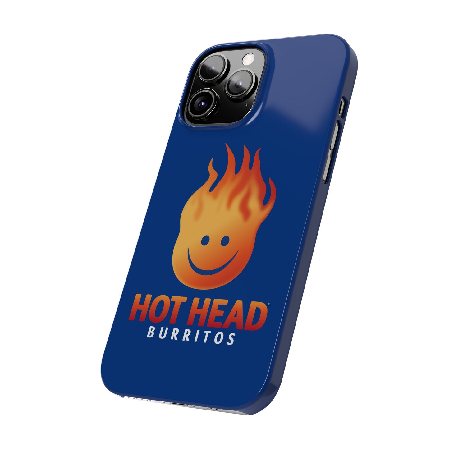 Hot Head Burritos Slim Phone Case - Fun & Playful Design for Fast Food Lovers