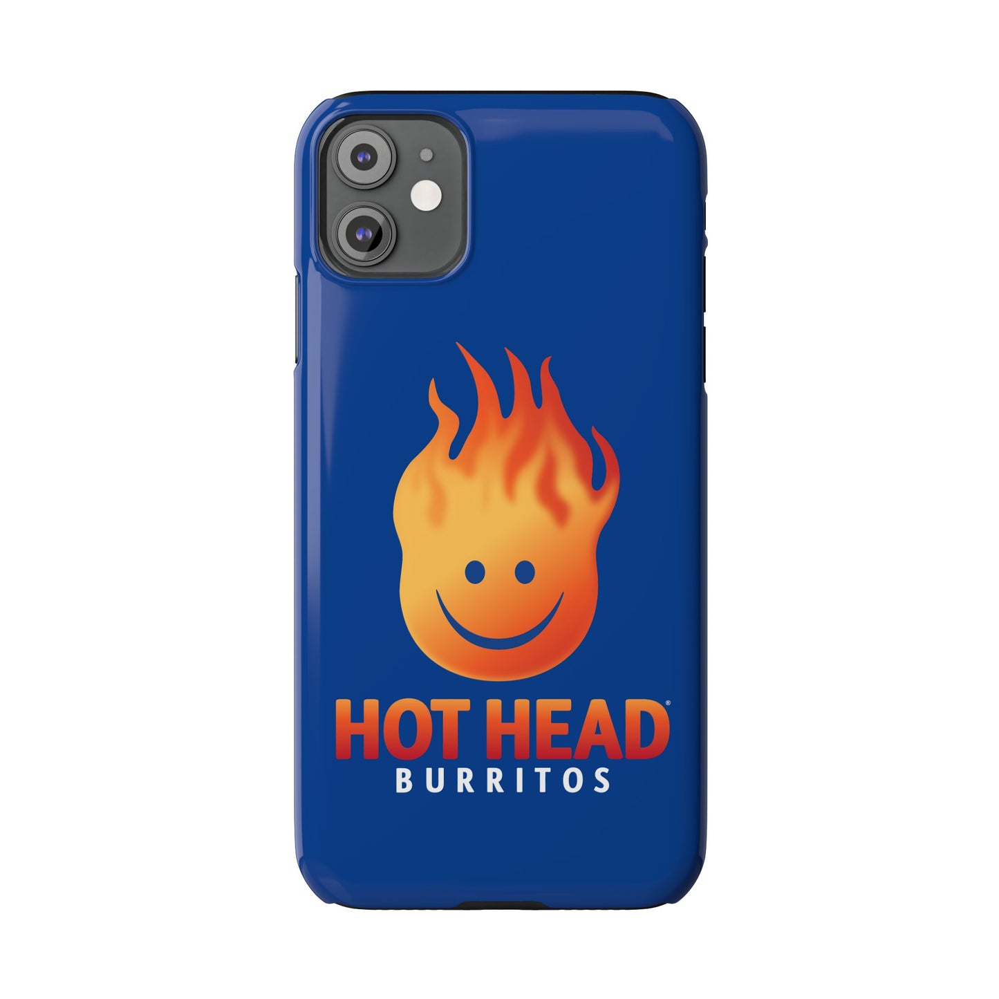 Hot Head Burritos Slim Phone Case - Fun & Playful Design for Fast Food Lovers