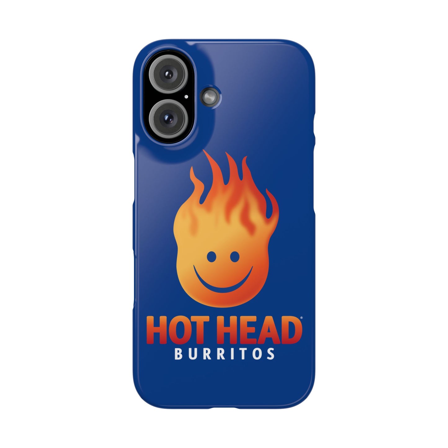 Hot Head Burritos Slim Phone Case - Fun & Playful Design for Fast Food Lovers