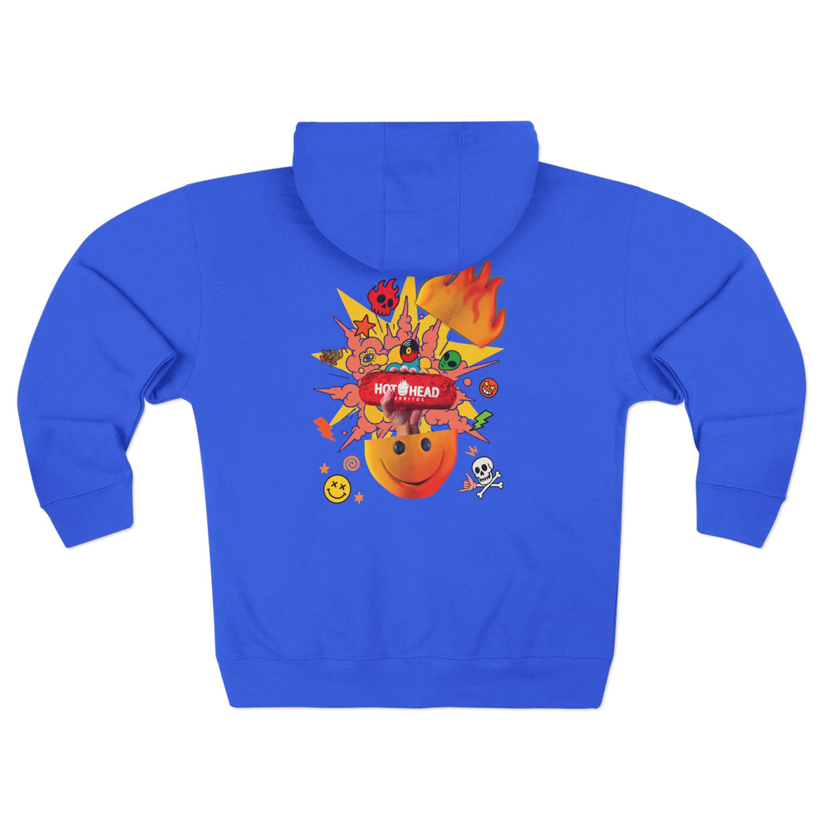 HOT HEAD ZIP HOODIE