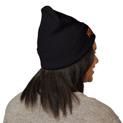 BEANIE embroidered BLACK