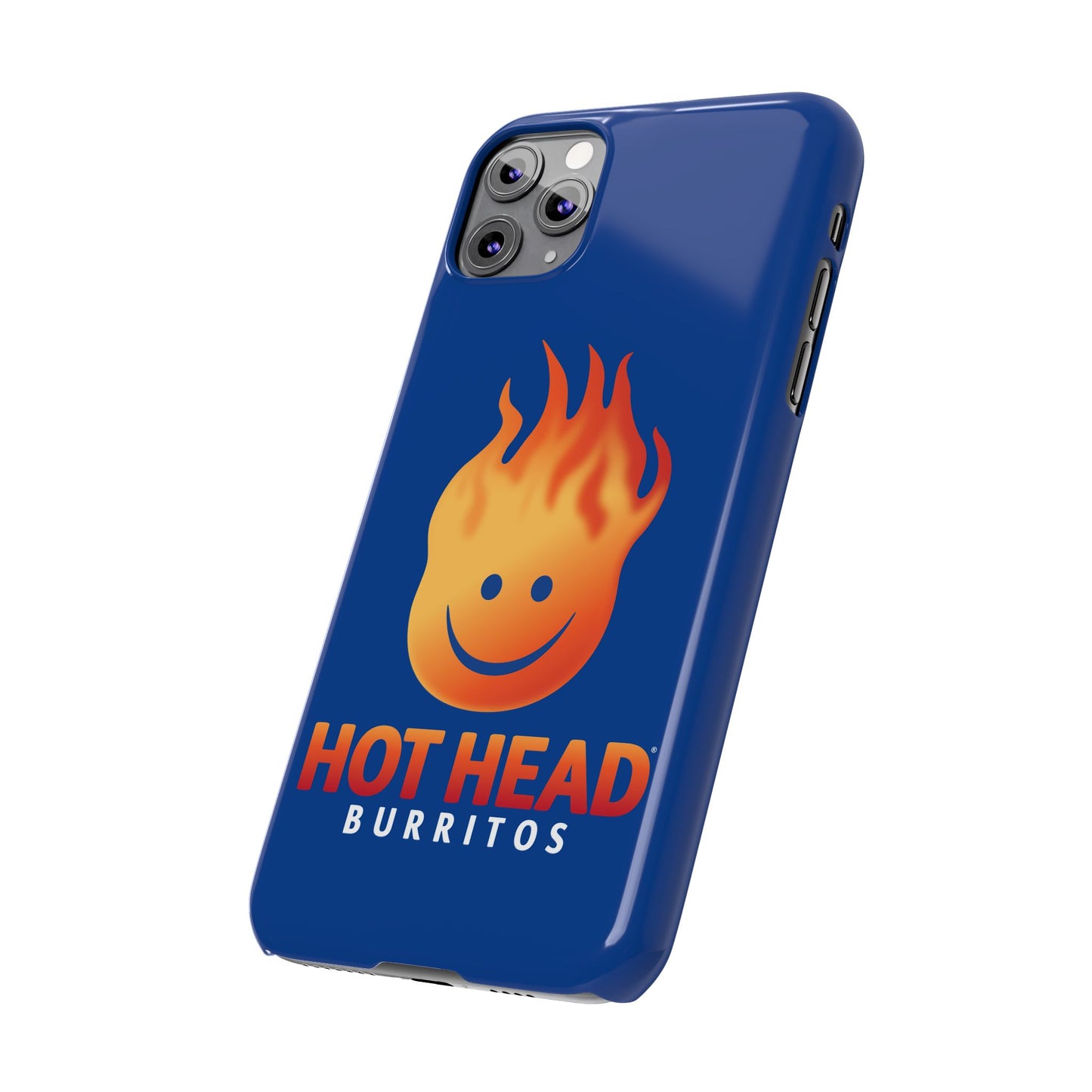 Hot Head Burritos Slim Phone Case - Fun & Playful Design for Fast Food Lovers