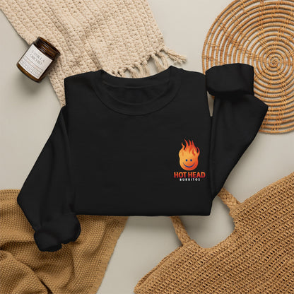 Attractive crewneck sweater - burrito powered