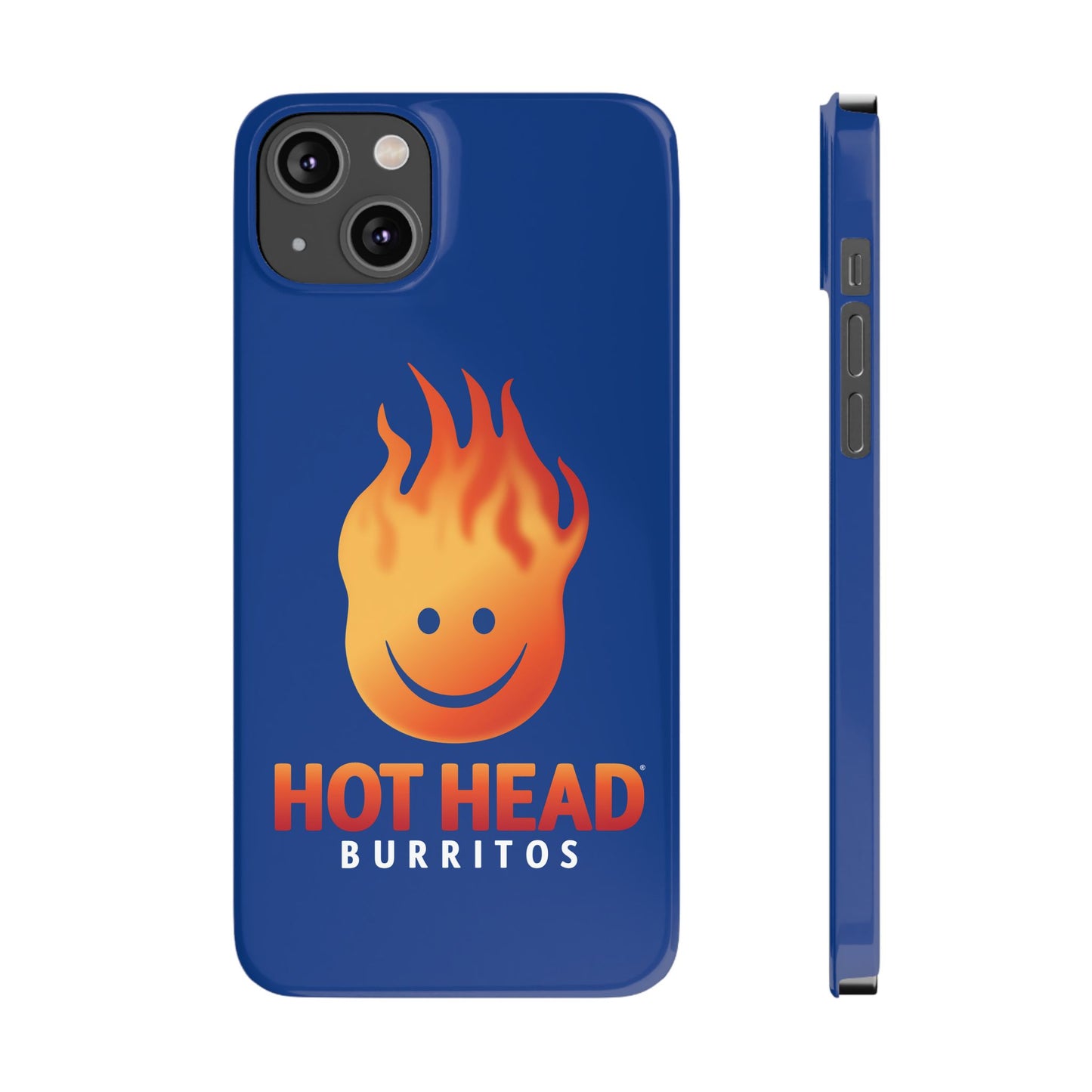 Hot Head Burritos Slim Phone Case - Fun & Playful Design for Fast Food Lovers