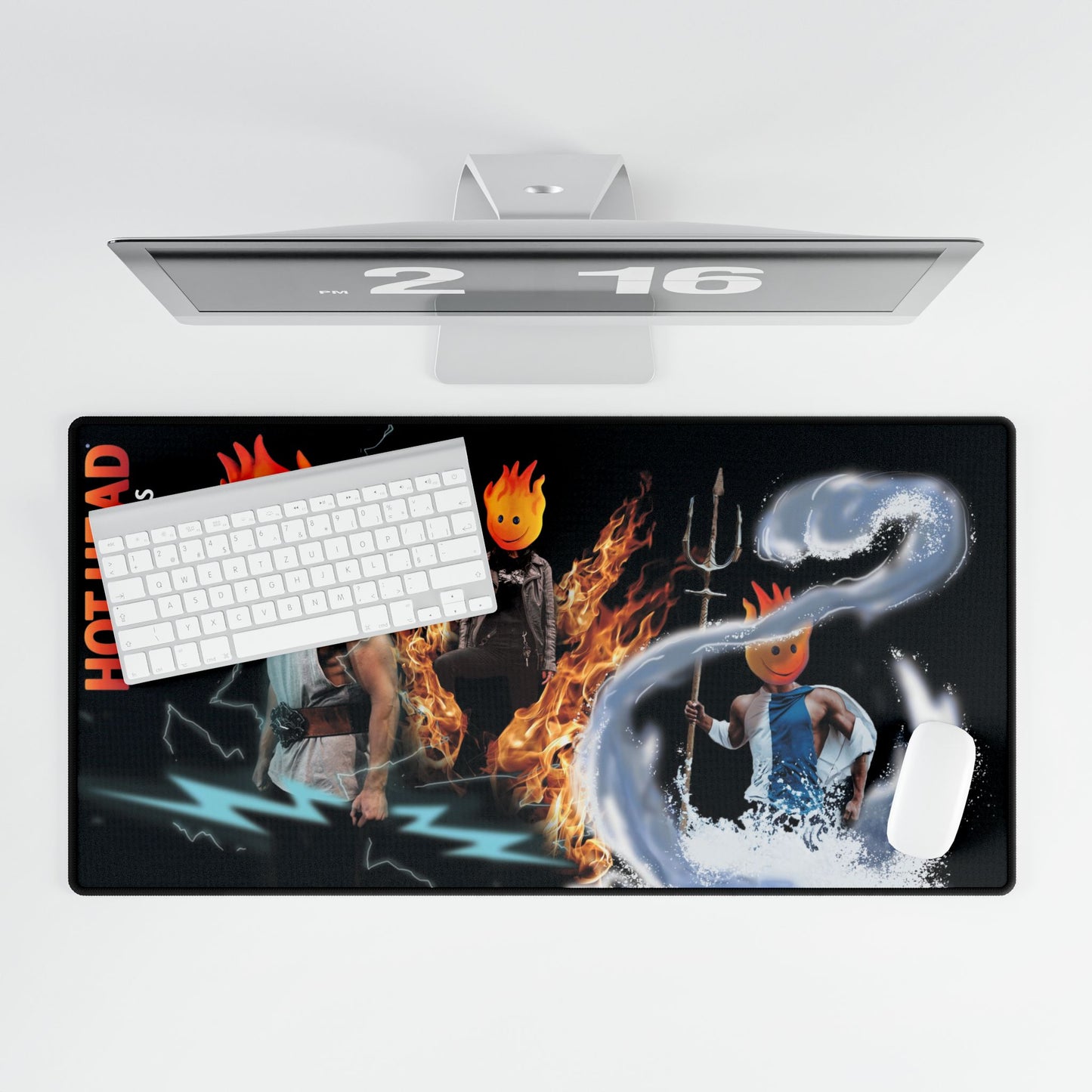 Hot Head Burritos Desk Mat -The Great Trio