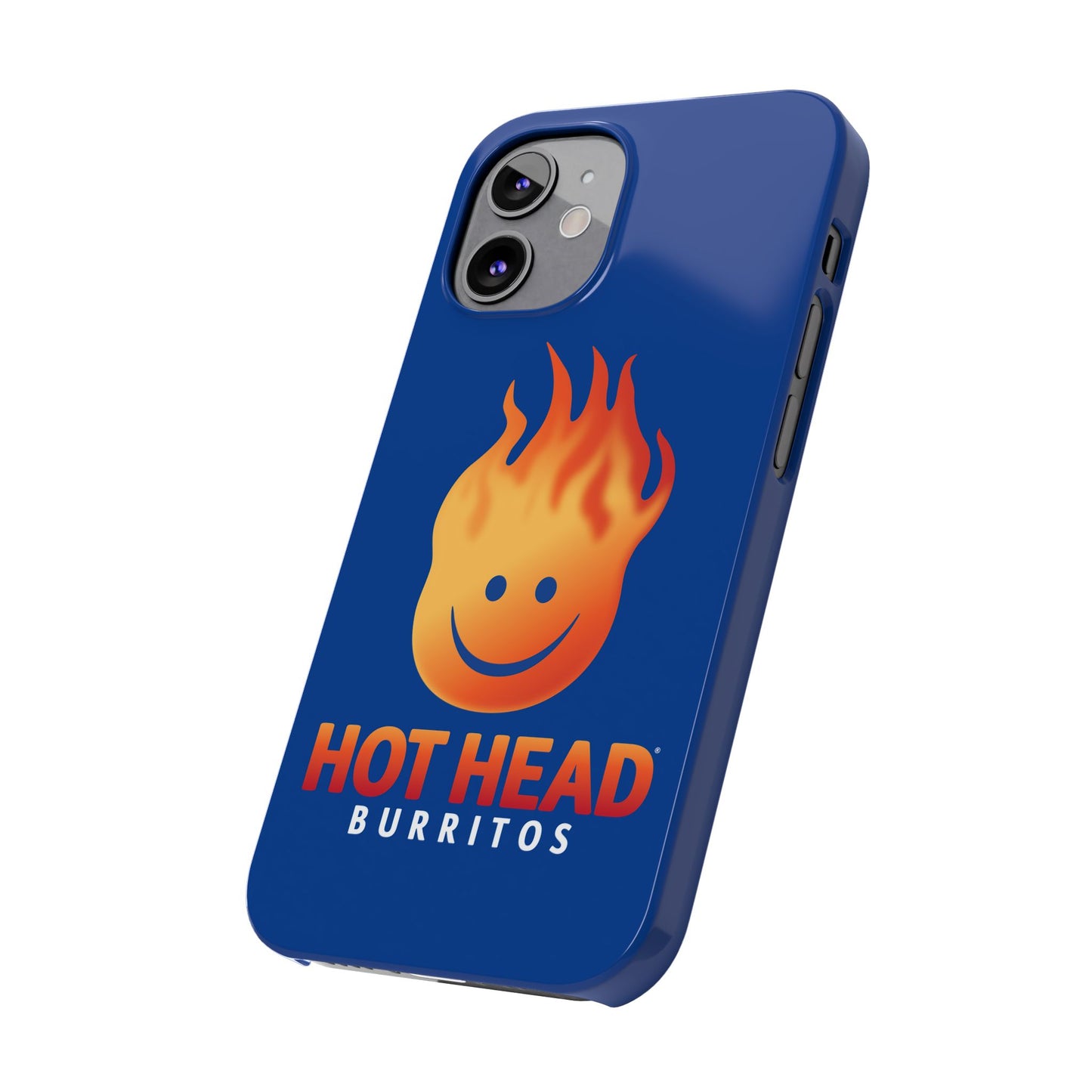 Hot Head Burritos Slim Phone Case - Fun & Playful Design for Fast Food Lovers