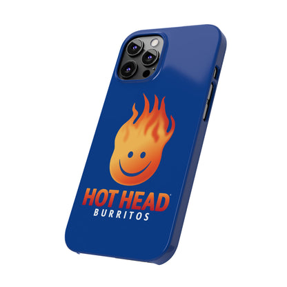 Hot Head Burritos Slim Phone Case - Fun & Playful Design for Fast Food Lovers