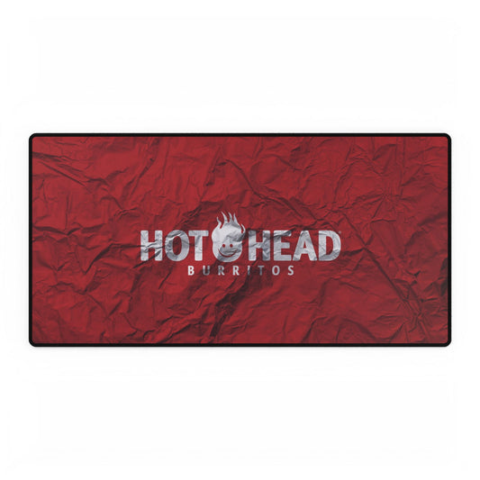 Hot Head Burritos Desk Mat - Red Foil