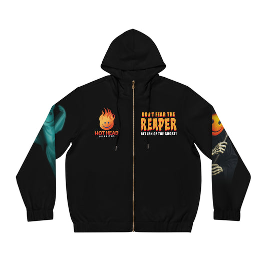 GHOST x REAPER  ZIP-UP HOODIE