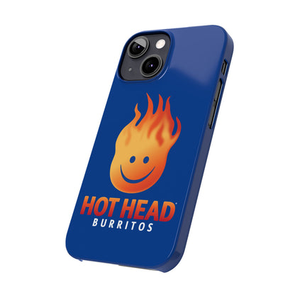 Hot Head Burritos Slim Phone Case - Fun & Playful Design for Fast Food Lovers