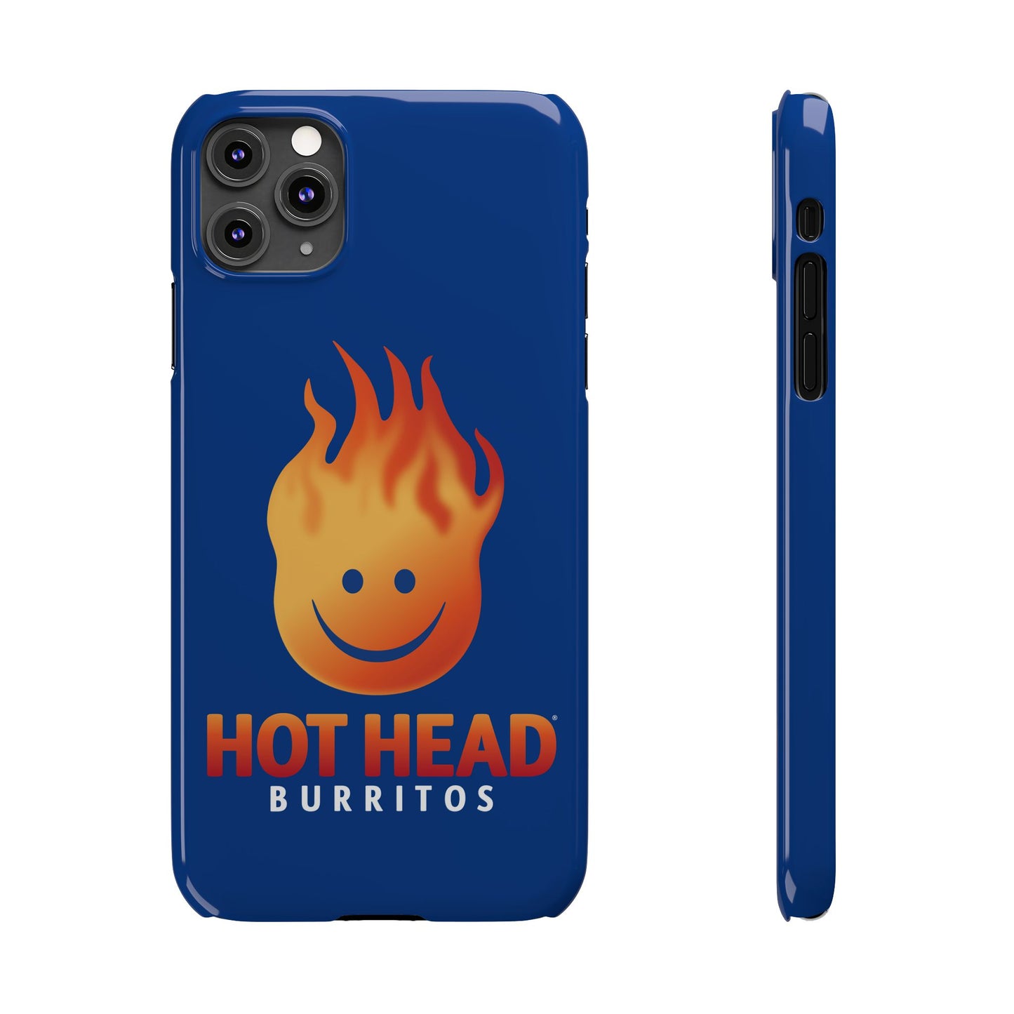 Hot Head Burritos Slim Phone Case - Fun & Playful Design for Fast Food Lovers