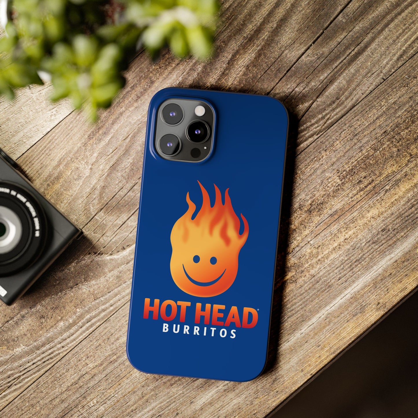 Hot Head Burritos Slim Phone Case - Fun & Playful Design for Fast Food Lovers