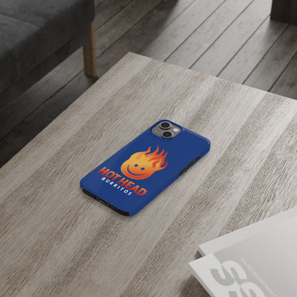 Hot Head Burritos Slim Phone Case - Fun & Playful Design for Fast Food Lovers