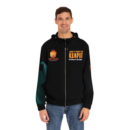 GHOST x REAPER  ZIP-UP HOODIE