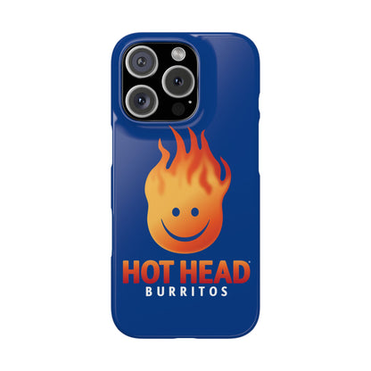 Hot Head Burritos Slim Phone Case - Fun & Playful Design for Fast Food Lovers