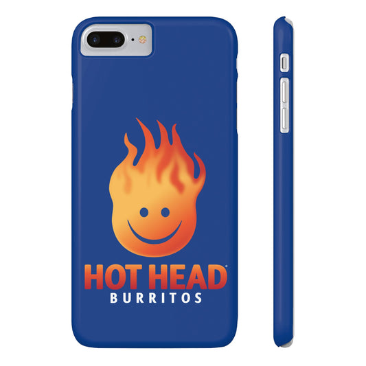 Hot Head Burritos Slim Phone Case - Fun & Playful Design for Fast Food Lovers