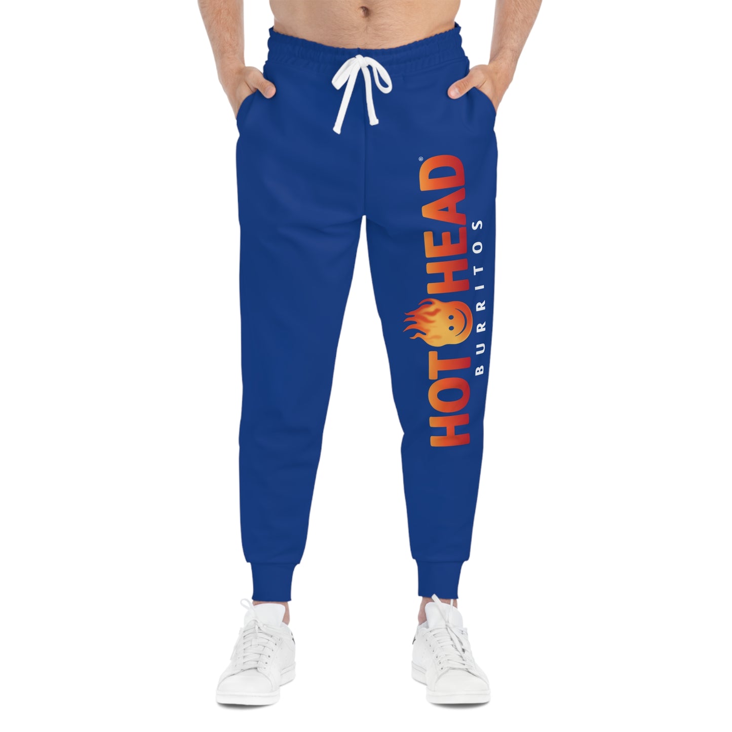 Athletic Joggers with Hot Head Burritos Design