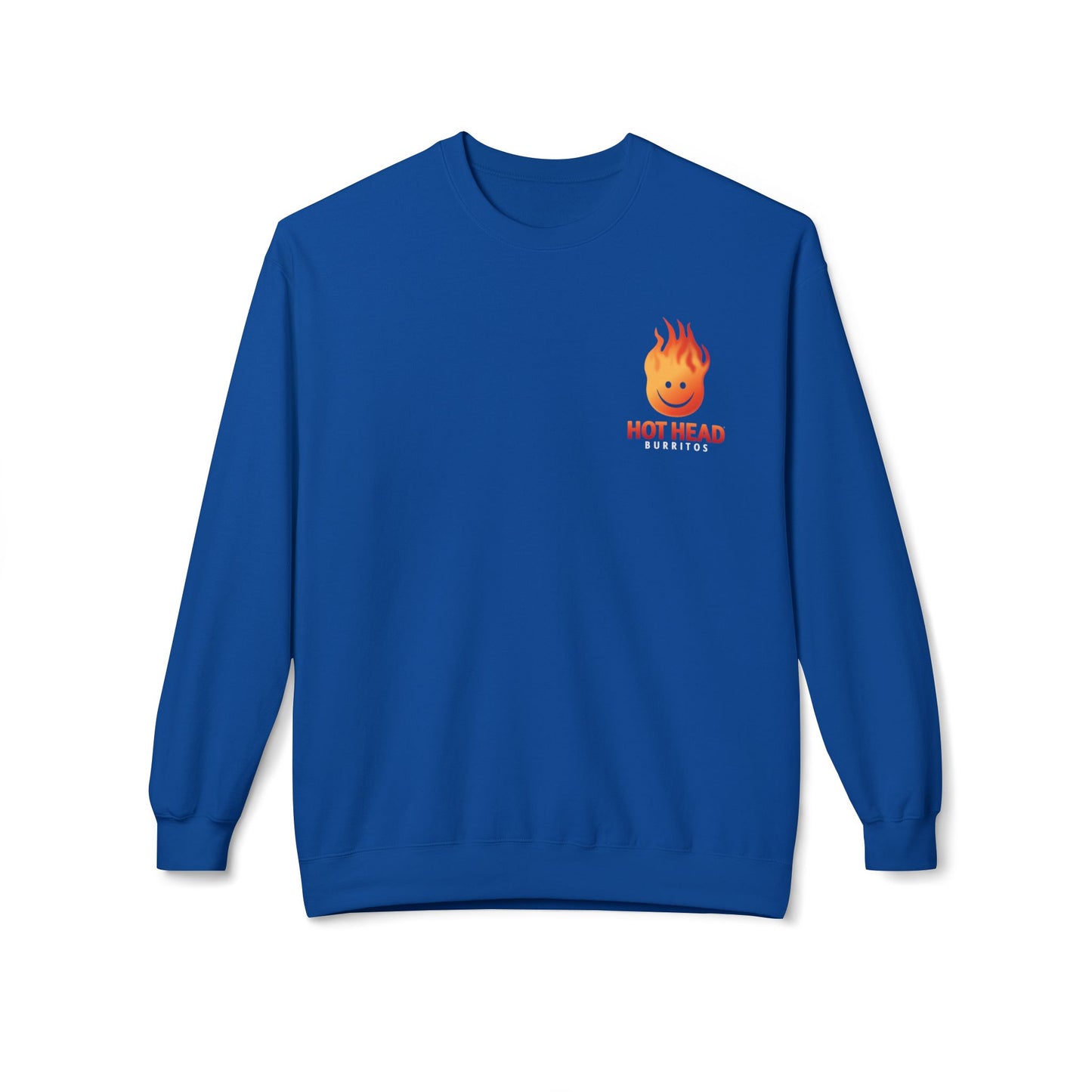 Hot Head Unisex Sweatshirt, Cozy Fleece Crewneck for Casual Wear, Comfortable Gift for Him/Her, Perfect for Fall, Funny Sweatshirt