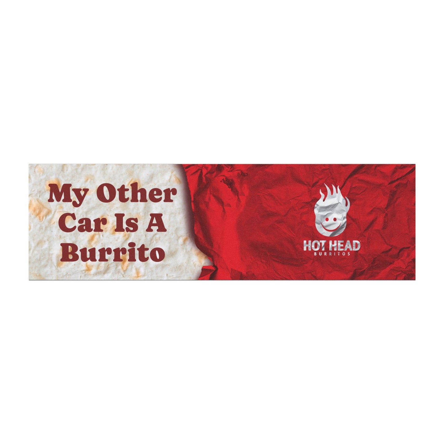 My other car is a burrito car magnet