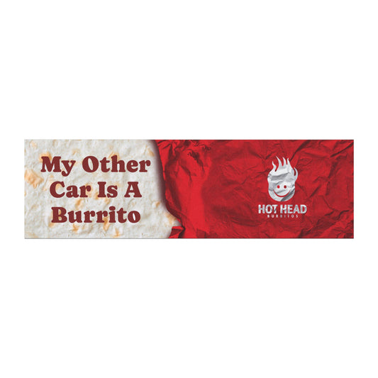 My other car is a burrito car magnet
