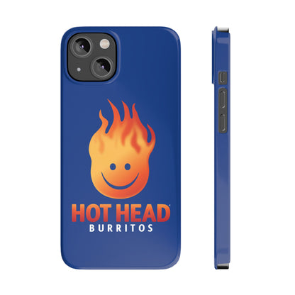 Hot Head Burritos Slim Phone Case - Fun & Playful Design for Fast Food Lovers