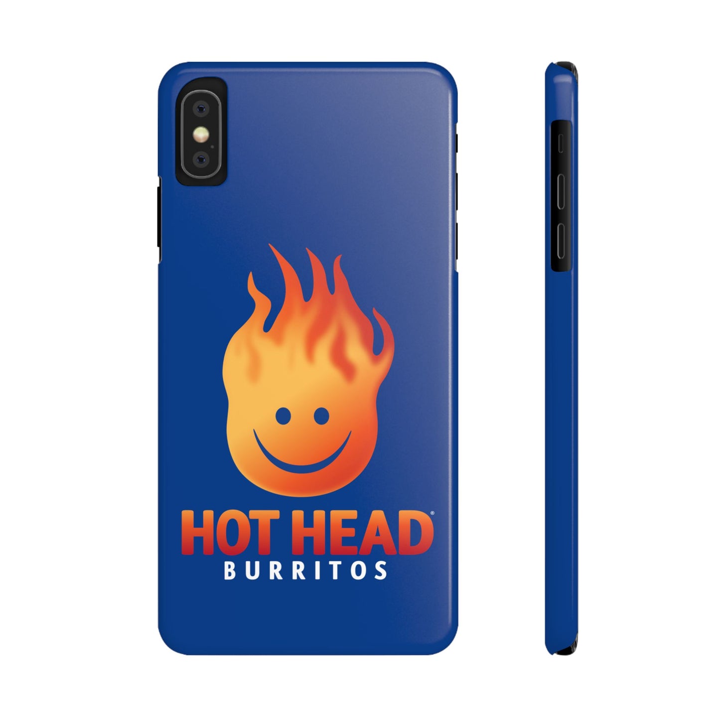 Hot Head Burritos Slim Phone Case - Fun & Playful Design for Fast Food Lovers