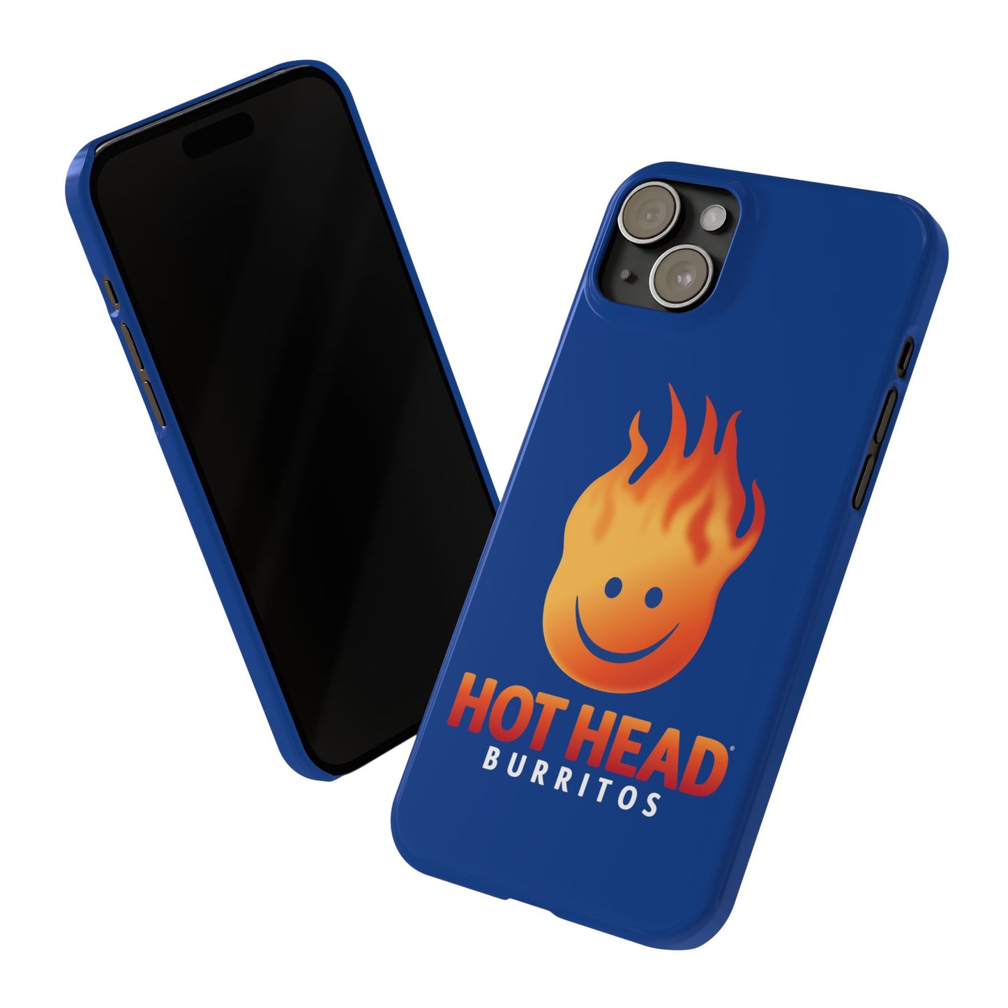 Hot Head Burritos Slim Phone Case - Fun & Playful Design for Fast Food Lovers