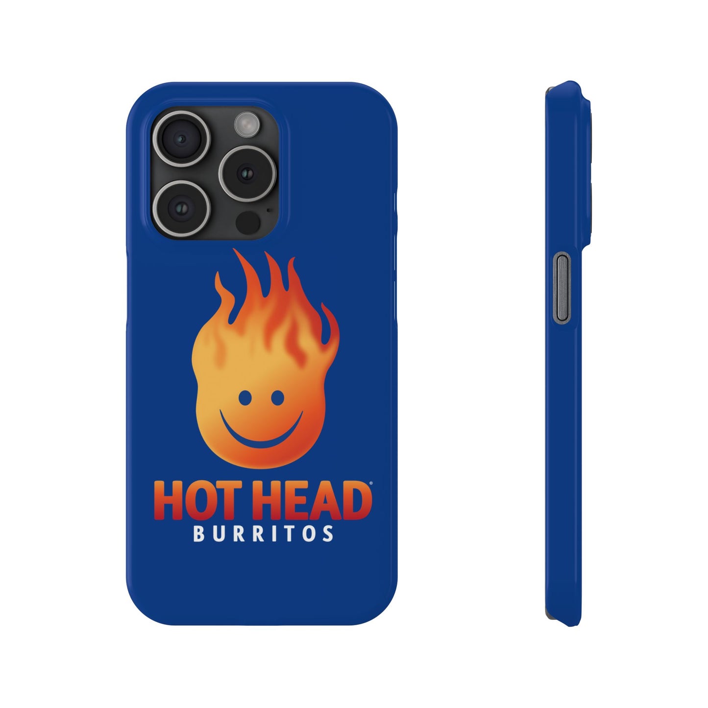 Hot Head Burritos Slim Phone Case - Fun & Playful Design for Fast Food Lovers