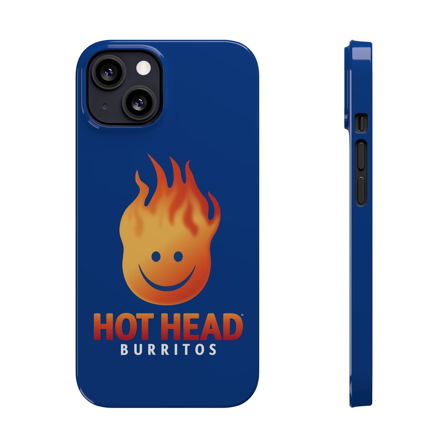 Hot Head Burritos Slim Phone Case - Fun & Playful Design for Fast Food Lovers